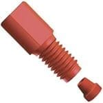 Picture of a red Fittings and ferrules 10-32