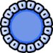 An illustration of a cellular spheroid