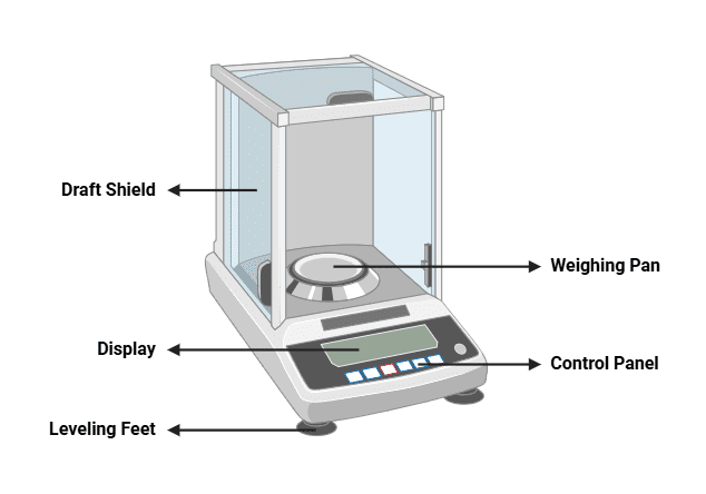 Schematic of an Analytical Balance