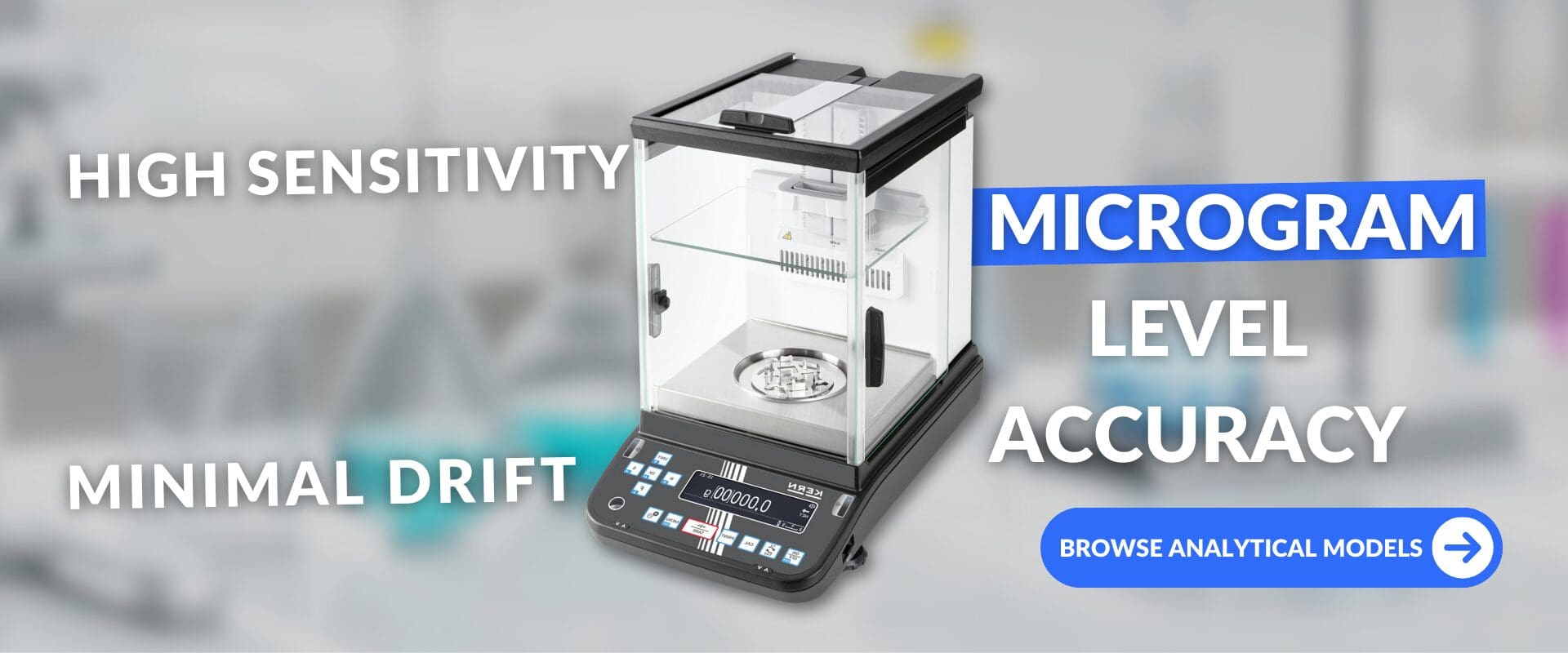 KERN Analytical Balance - Microgram Level Accuracy, High Sensitivity and Minimal Drift. Browse Analytical Models